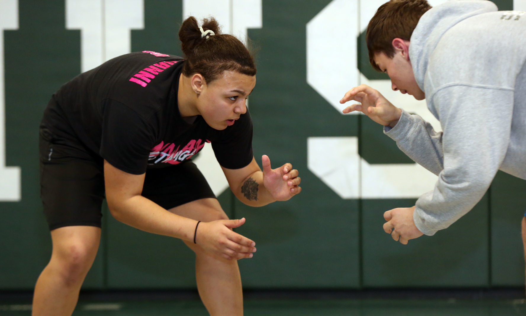 Amirah Giorgianni Mainland wrestler